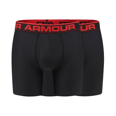 Pack of two black boxer briefs